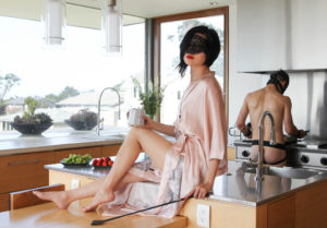 San Francisco professional dominatrix enjoys being served by submissive men. CFNM, total power exchange and bondage.